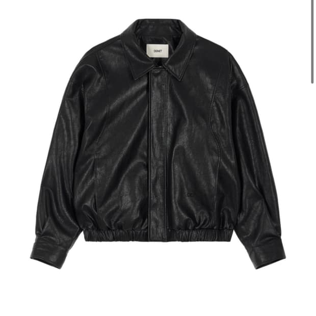 다이닛 레더 봄버 자켓 