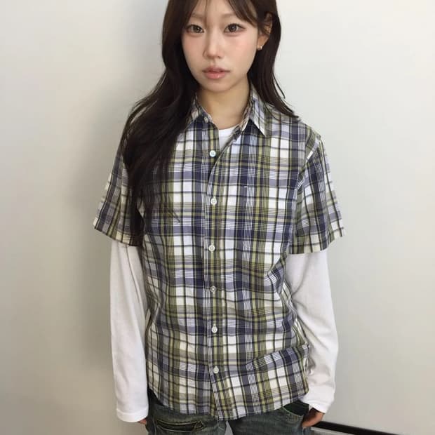JPN Cinema Plaid Slim Fit Shirt