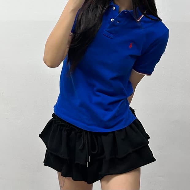 폴로 랄프로렌 블루 pk 반팔 카라티(M)