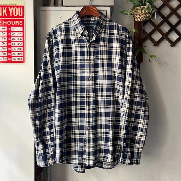 [L]폴로 랄프로렌 타탄체크 코튼 셔츠