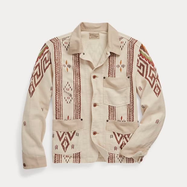 RRL 나바호 리넨 웨스턴 초어자켓 M