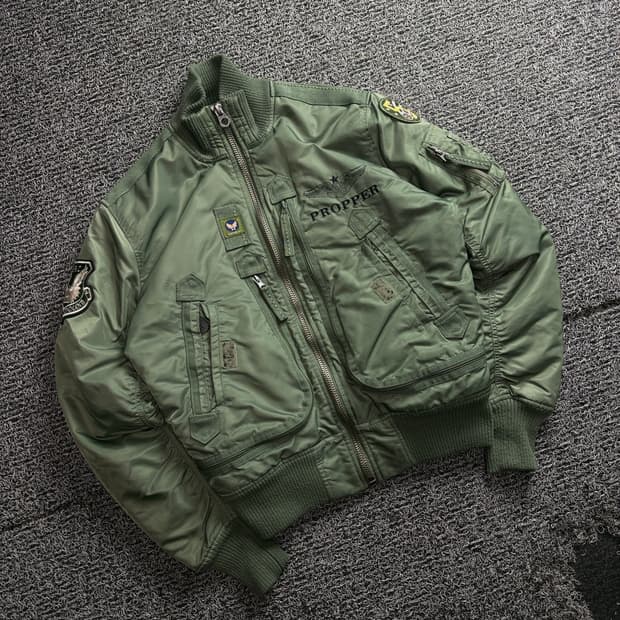 프로퍼 US 에어포스 밀리터리 ma-1 항공 점퍼 3614