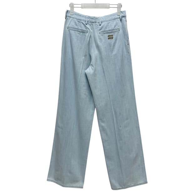 미우미우 샴브레이 데님 팬츠 ( 27 )