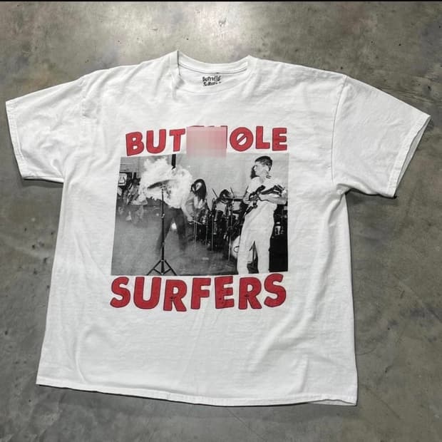90s BUTTHOLE SURFERS 부틀렉 티셔츠