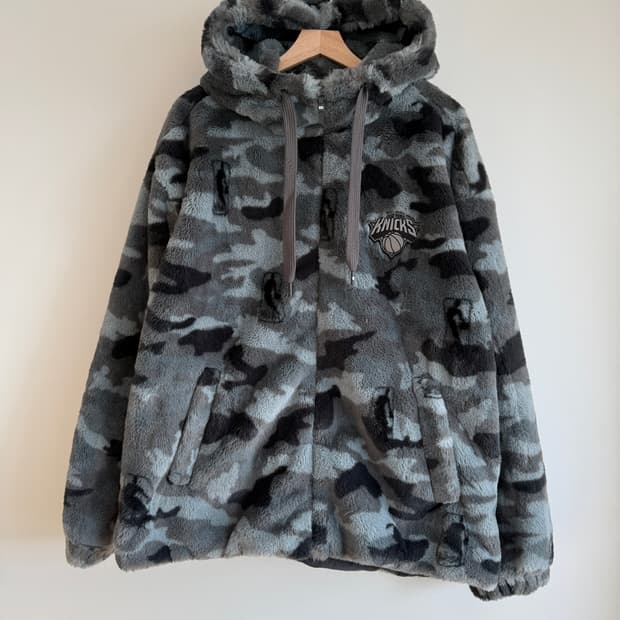 NBA 카모플라쥬 플리스 집업