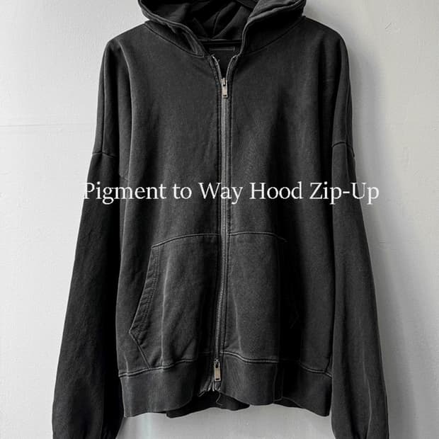 코시하루 피그먼트 투웨이 후드집업