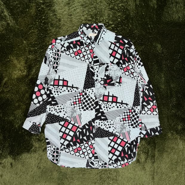 Paul Smith 폴스미스 Made in Japan 콜라쥬 프린트 셔츠