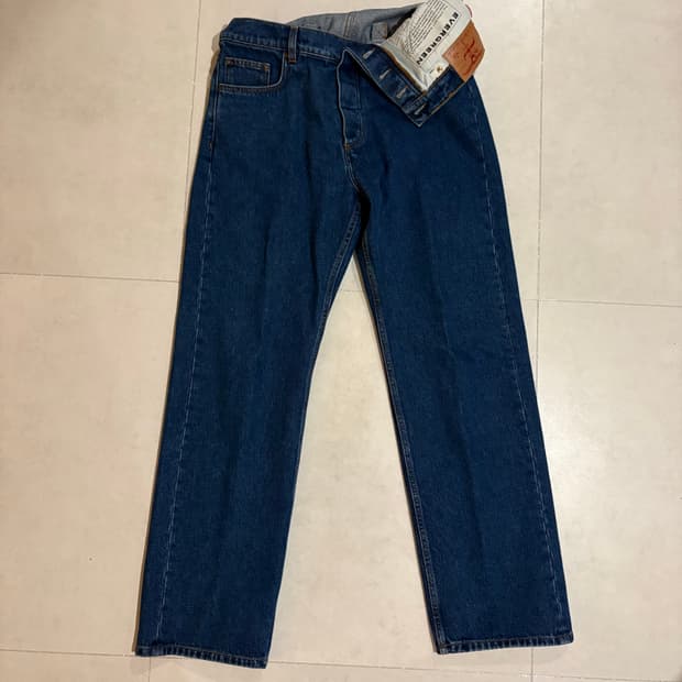 와이프로젝트 비대칭 데님