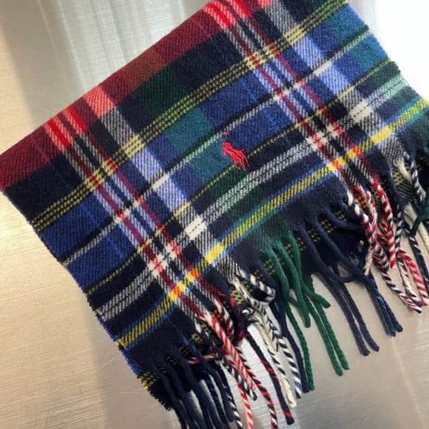 [폴로 랄프로렌] 체크 울 머플러