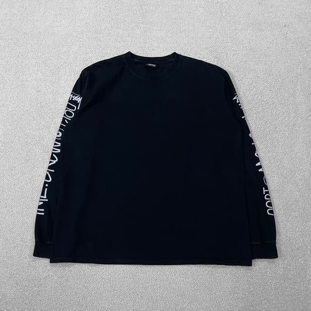 스투시 Stussy 사이드 인터네셔널 롱슬리브