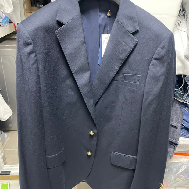 폴로 랄프로렌 금장블레이져 42R 텍달린 새상품