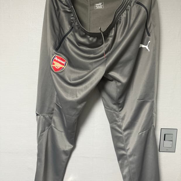 푸마 아스날 트레이닝 바지 그레이 xxl