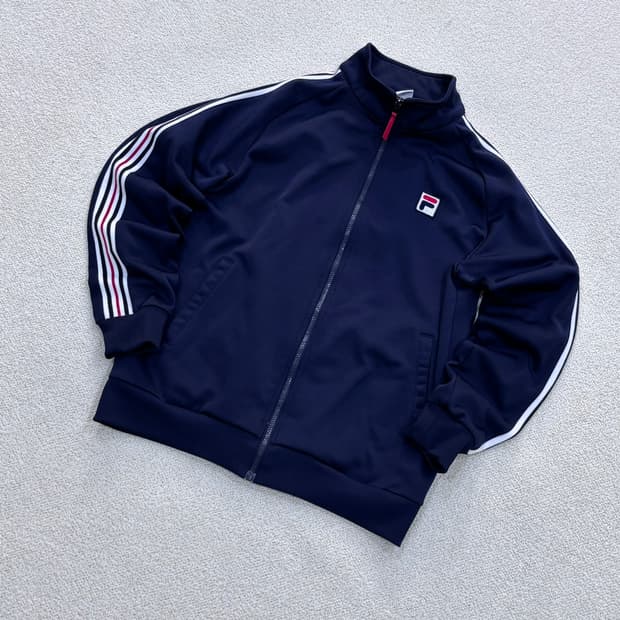 170 휠라 네이비 트랙탑 자켓  0427E
