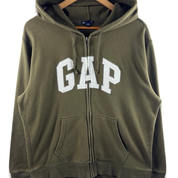 갭 카키 올리브그린 아방 후드집업2479