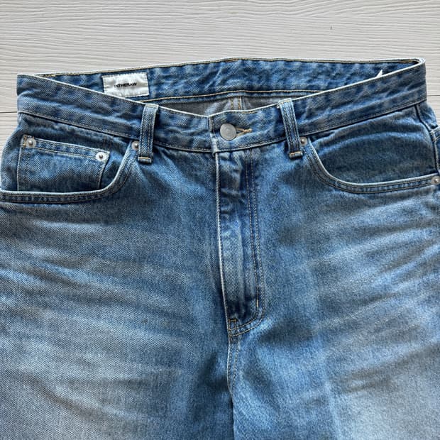  인더로우 5PK WIDE TAPERED DENIM PANTS 2사이즈