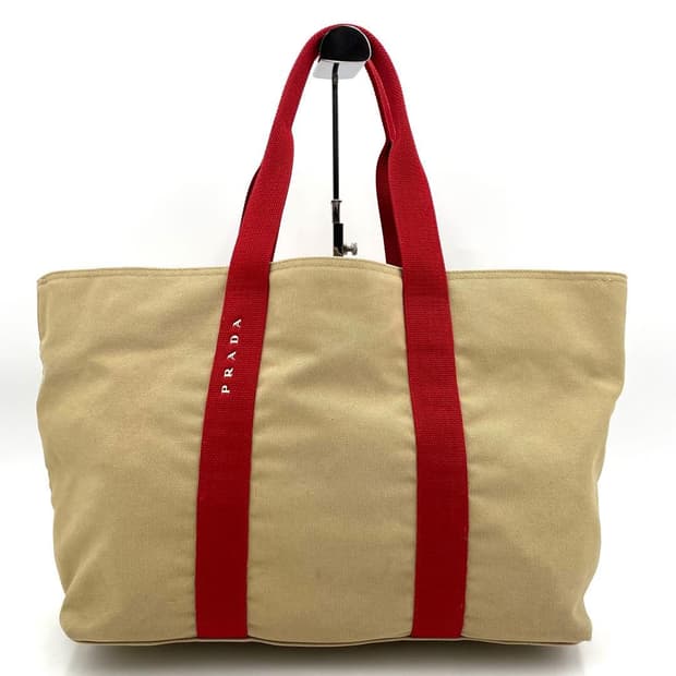 프라다 스포츠 캔버스 토트백