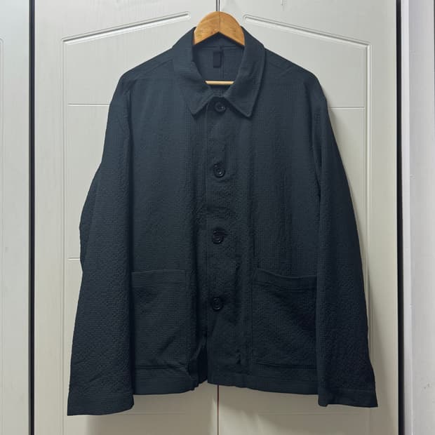 커스텀멜로우 24ss 시어서커 워크 자켓 팝니다