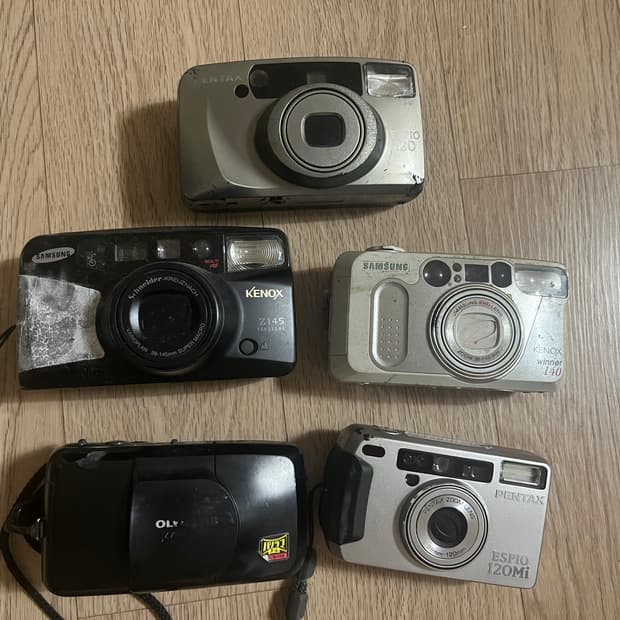 올림푸스 펜탁스 필름카메라(정상작동 몰라요)