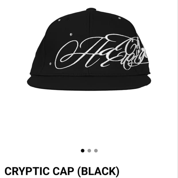 제노리포트  CRYPTIC CAP BLACK 구합니다!
