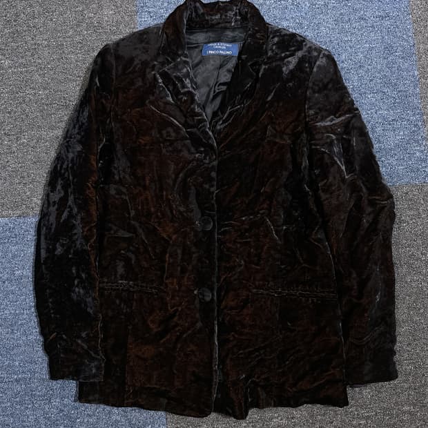 I PINCO PALLINO 이탈리아 벨벳 블레이저 