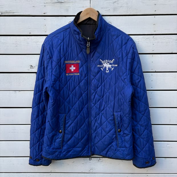 Polo 폴로 리버시블 양면 퀼팅 자켓