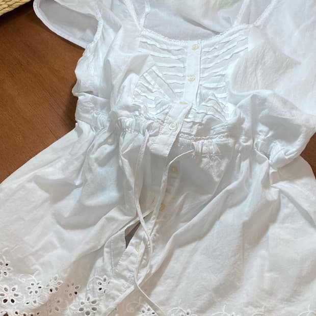 유럽빈티지 펀칭원피스