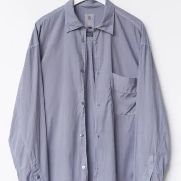 폴리테루 텐코셔츠 미드블루그레이 3사이즈 새상품