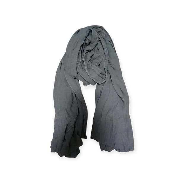 블랙 실크 스카프 