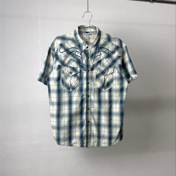 Luckystore tailors 플레임 웨스턴 셔츠