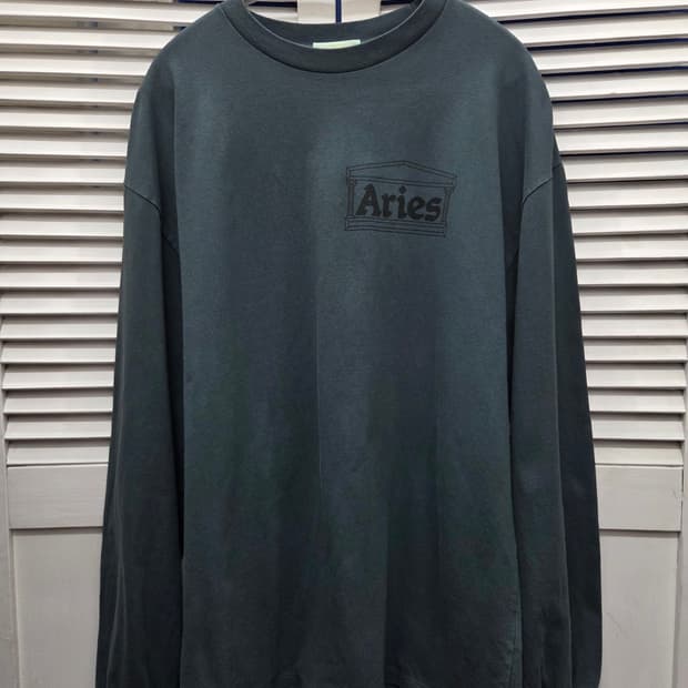 에리즈 Aries 템플 딥그린 티셔츠