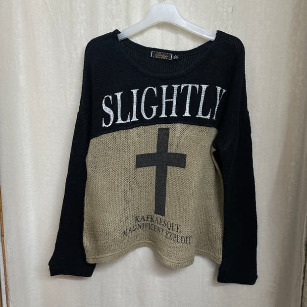galyge printng knit tee