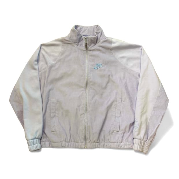 Nike 코듀로이 풀집업 연보라 자켓 