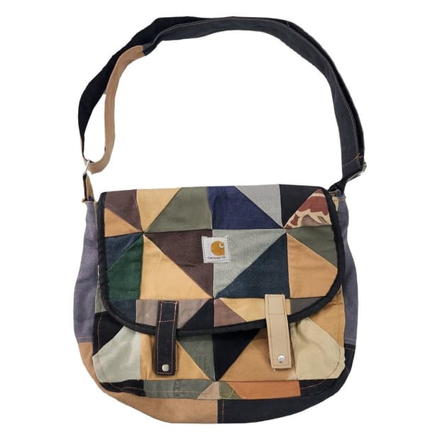 CARHARTT 리메이크 패치워크 크로스백