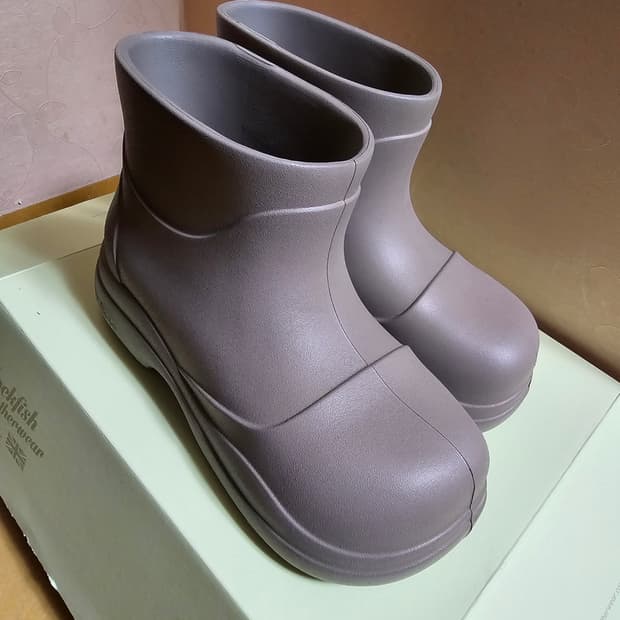 락피쉬웨더웨어 레인부츠 그레이 