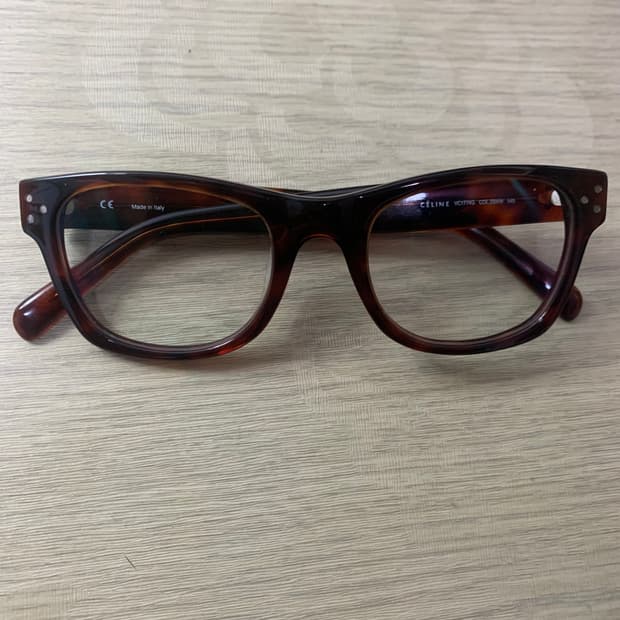 CELINE 셀린 뿔테 긱시크 안경 브라운