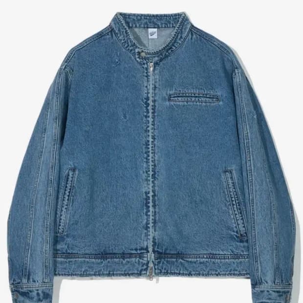 파르티멘토 데님 데미지 자켓 blue