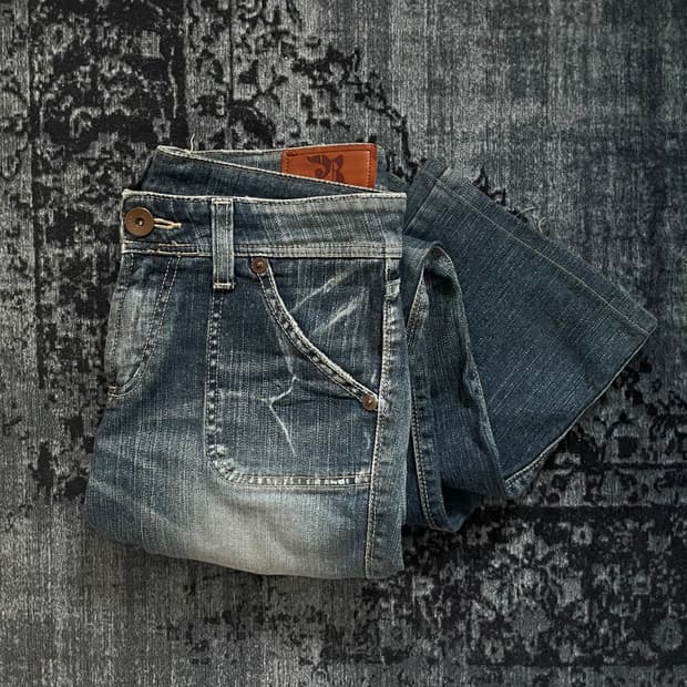 edwin 빈티지 로라이즈 데님팬츠