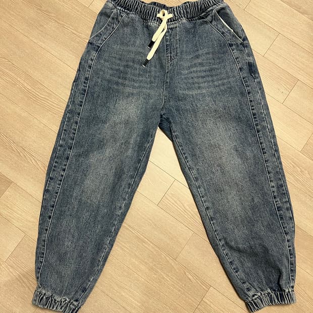 데님 조거 팬츠