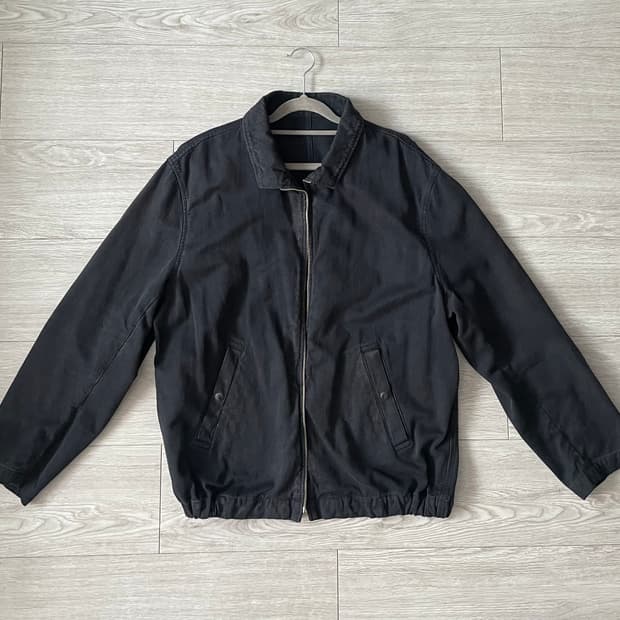 아프레쎄 실크 헴프 프렌치 에어포스 자켓 블랙 3사이즈