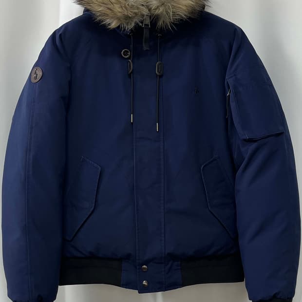 폴로 랄프로렌 n2b 맨즈 포 퍼 트림 로얄네이비 다운 자켓