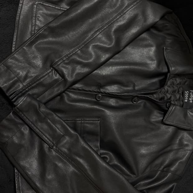 라퍼지 포 우먼 라퍼지 스토어 레더 자켓