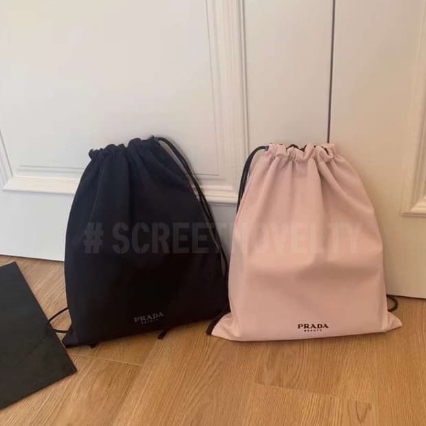 프라다 리미티드 양면 리버시블 백팩 핑크&블랙
