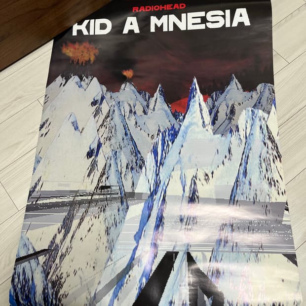 라디오헤드 KID A MNESIA 포스터
