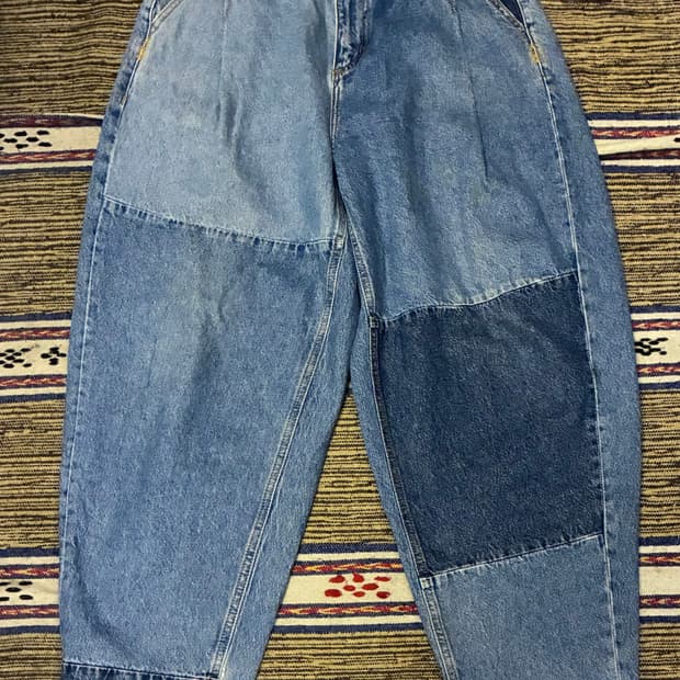 (26~28)Ader zara 자라 x 아더에러 베럴 레그 진 데님 블루