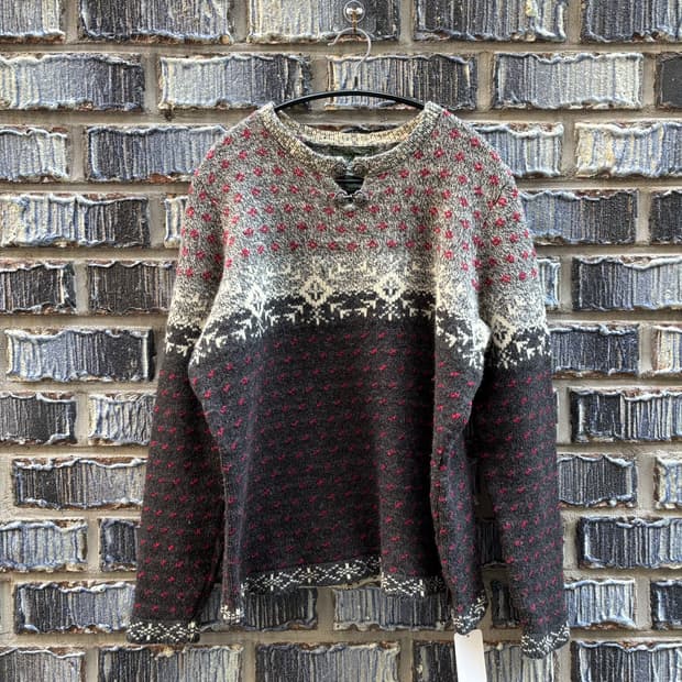 00s 울리치 엔틱후크 스웨터