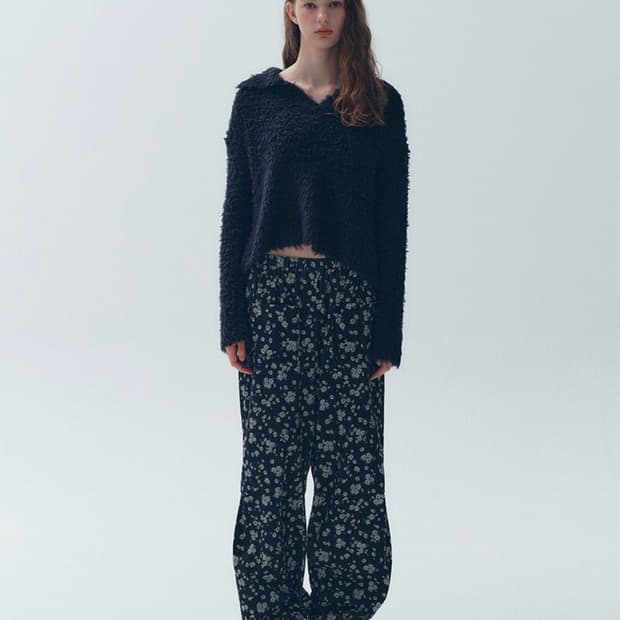 소프트서울 포기 플라워 조거 팬츠