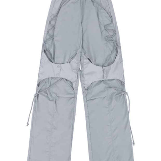 오호스 오픈 스냅 라이트 팬츠 그레이 open snap light Ojo