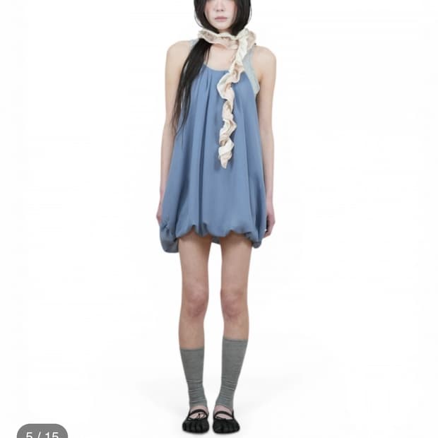 어스지구 젤리피쉬 원피스 JELLYFISH BUBBLE DRESS (BL