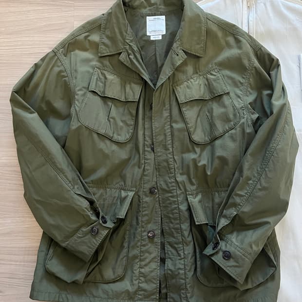 비즈빔 트로피칼 자켓 올리브 컬러 4사이즈