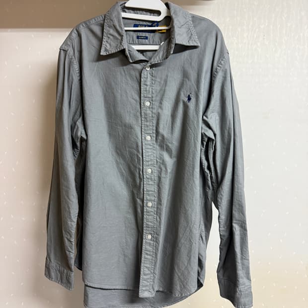 폴로 랄프로렌 클래식 핏 셔츠 그레이 XL